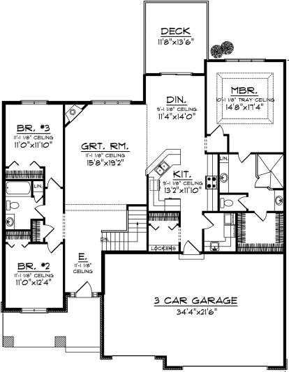Main Floor for House Plan #1020-00290