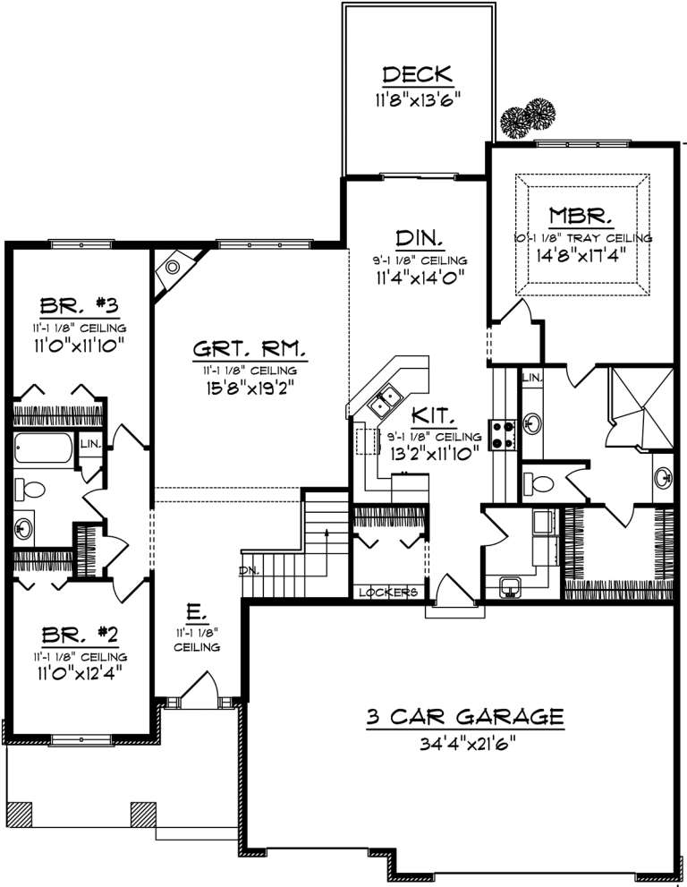 House Plan House Plan #20297 Drawing 1