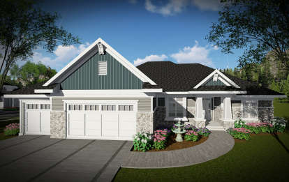 Craftsman House Plan #1020-00291 Elevation Photo