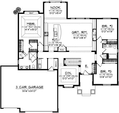 Main Floor for House Plan #1020-00291