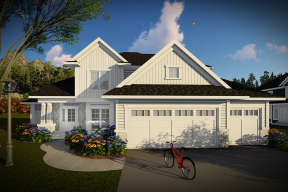 Modern Farmhouse House Plan #1020-00292 Elevation Photo