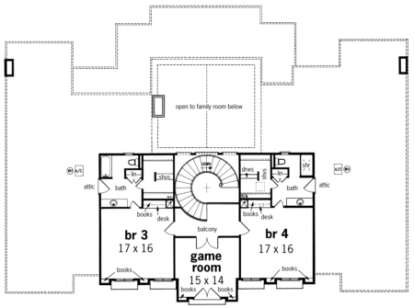 Floorplan 2 for House Plan #048-00210