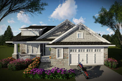 Craftsman House Plan #1020-00293 Elevation Photo
