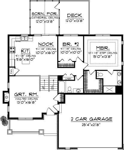 Main Floor for House Plan #1020-00293