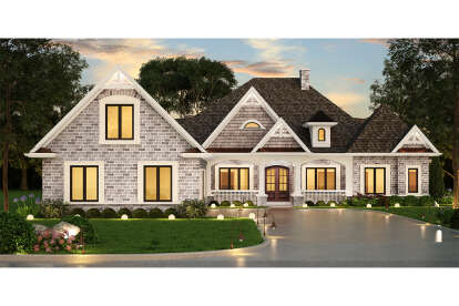 Craftsman House Plan #4195-00031 Elevation Photo