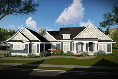 2 Bed, 2 Bath, 2988 Square Foot House Plan - #1020-00295