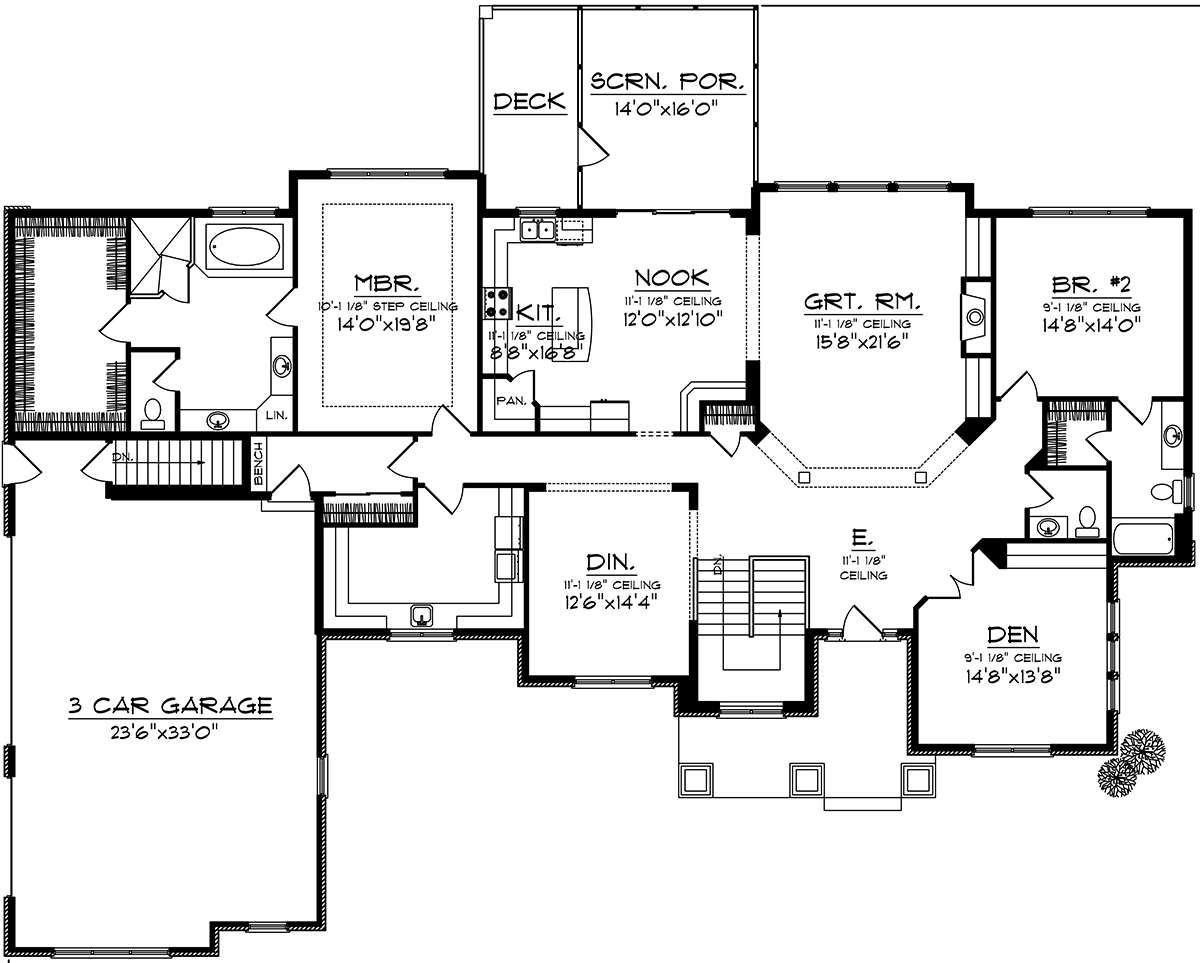 Main Floor for House Plan #1020-00295