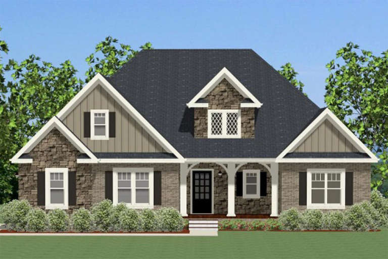 House Plan House Plan #20304 Front Rendering