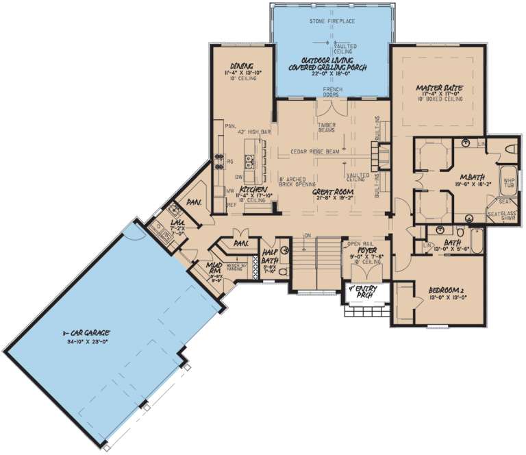 House Plan House Plan #20305 Drawing 1