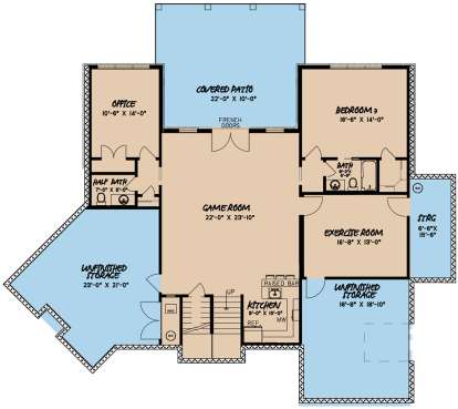 Basement for House Plan #8318-00093