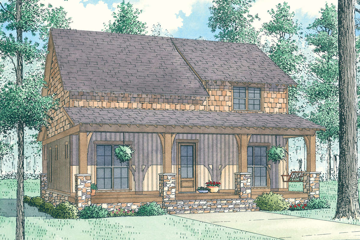 Country House Plan #8318-00096 Elevation Photo