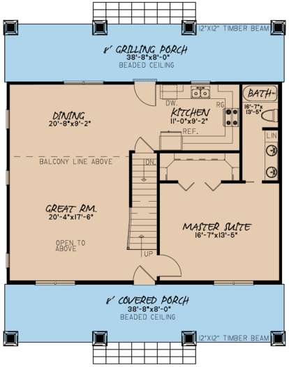 House Plan House Plan #20308 Drawing 1