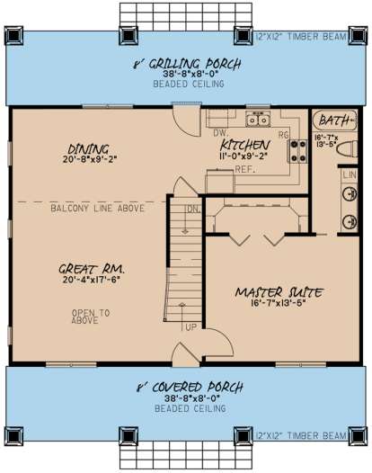 Main Floor for House Plan #8318-00096