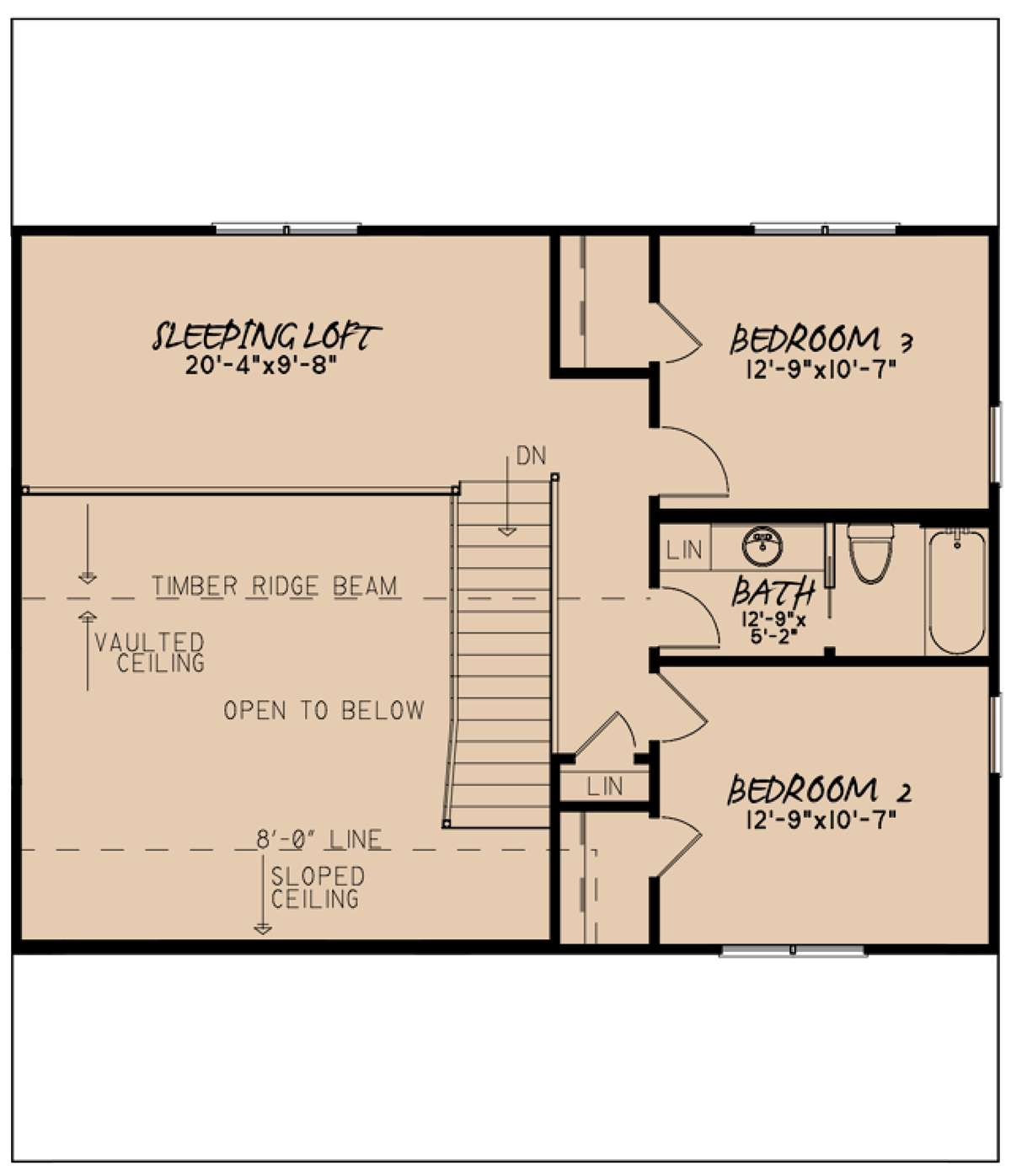 Second Floor for House Plan #8318-00096