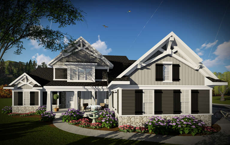 House Plan House Plan #20309 Front Elevation 