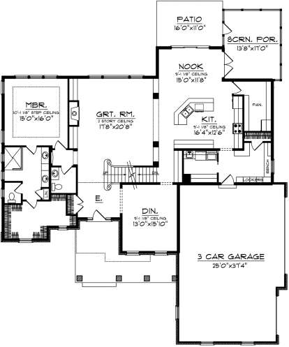 House Plan House Plan #20309 Drawing 1