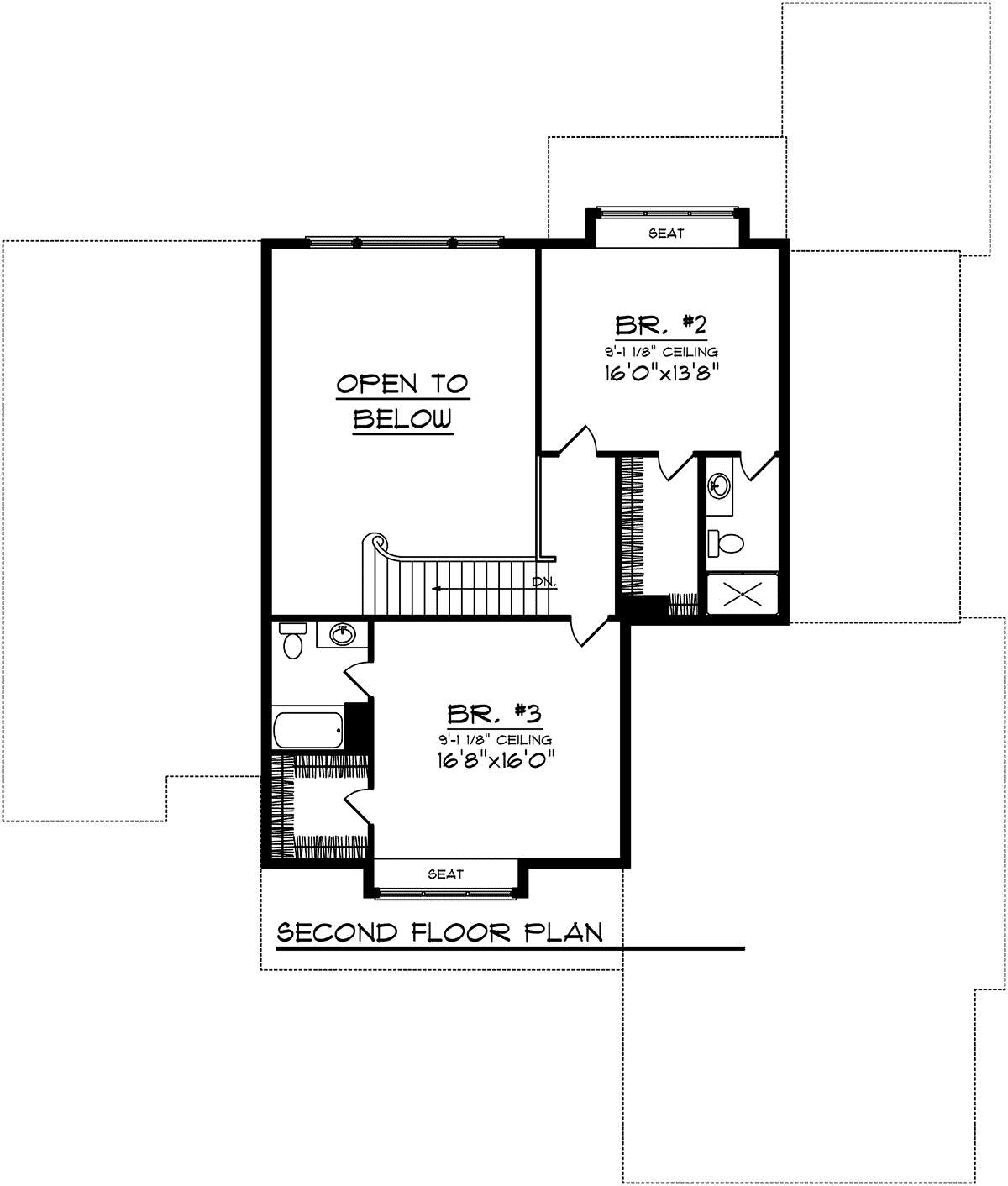 Second Floor for House Plan #1020-00296
