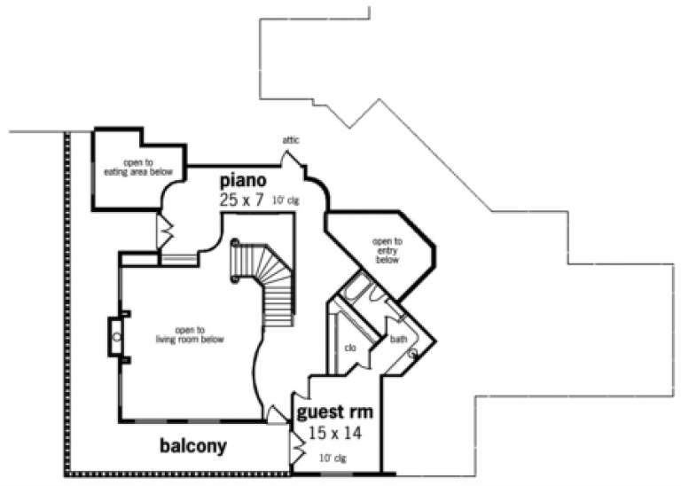 House Plan House Plan #2031 Drawing 2