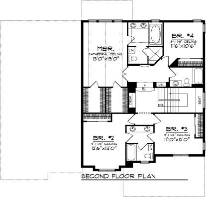 Floorplan 2 for House Plan #1020-00297