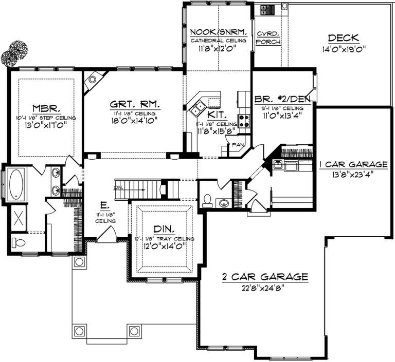 House Plan House Plan #20311 Drawing 1