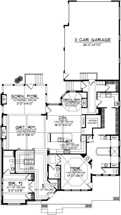 Main Floor for House Plan #1020-00299