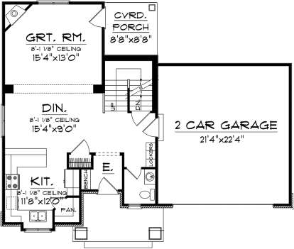 Main Floor for House Plan #1020-00300