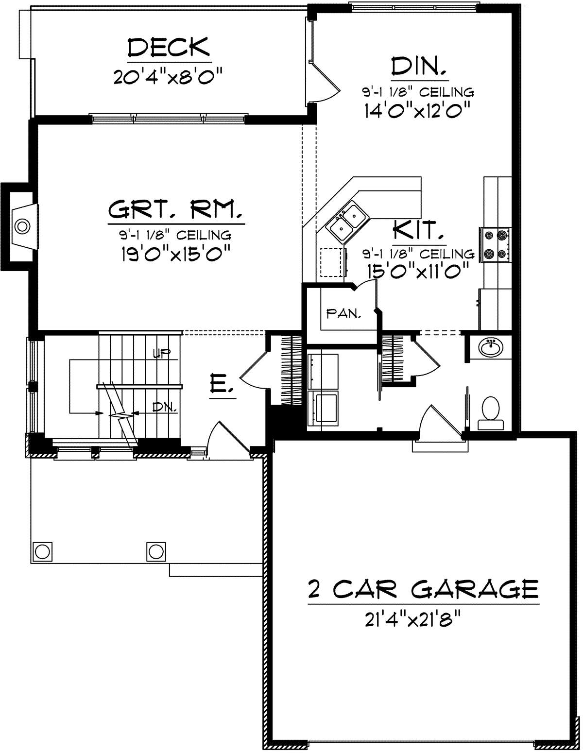 Main Floor for House Plan #1020-00301