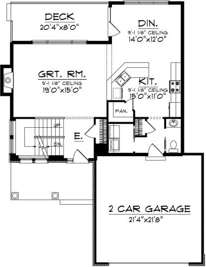 House Plan House Plan #20314 Drawing 1