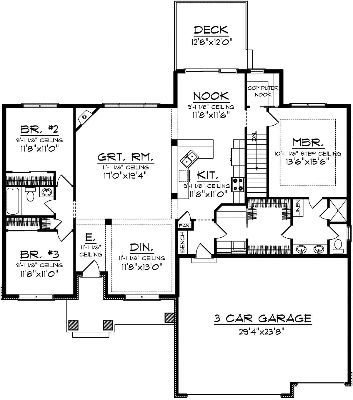 Main Floor for House Plan #1020-00302