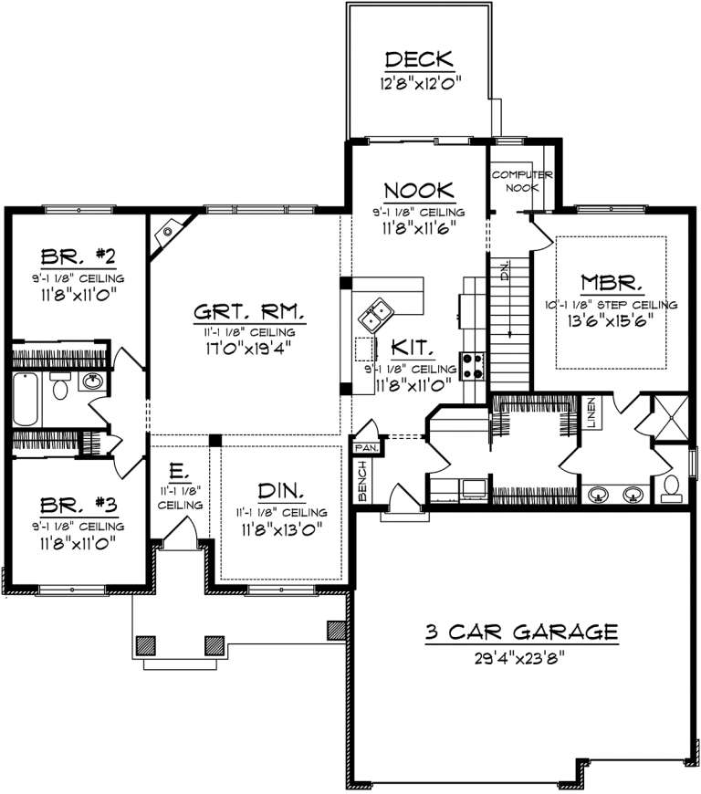 House Plan House Plan #20315 Drawing 1