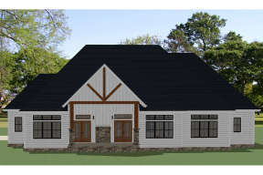 Modern Farmhouse House Plan #6849-00047 Elevation Photo