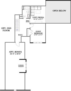 Second Floor for House Plan #6849-00047
