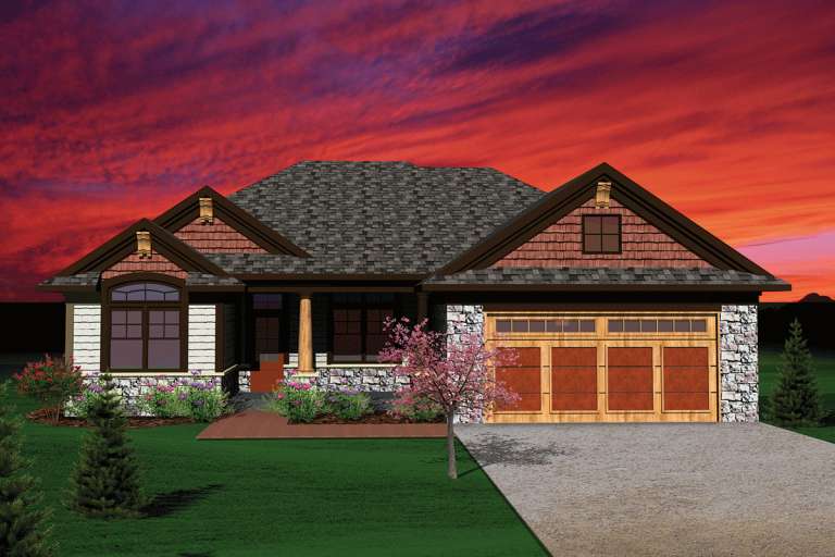 Craftsman House Plan #1020-00303 Elevation Photo