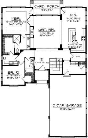 Main Floor for House Plan #1020-00306