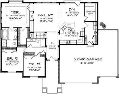 Main Floor for House Plan #1020-00307