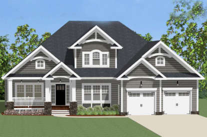 3 Bed, 2 Bath, 2847 Square Foot House Plan - #6849-00049