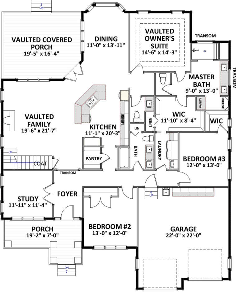 House Plan House Plan #20323 Drawing 1