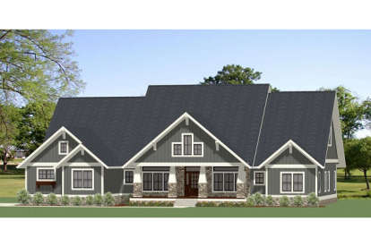 Craftsman House Plan #6849-00050 Elevation Photo