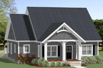 Cottage House Plan #6849-00051 Elevation Photo