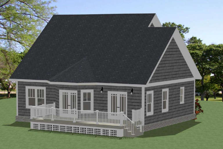 Cottage House Plan #6849-00051 Elevation Photo