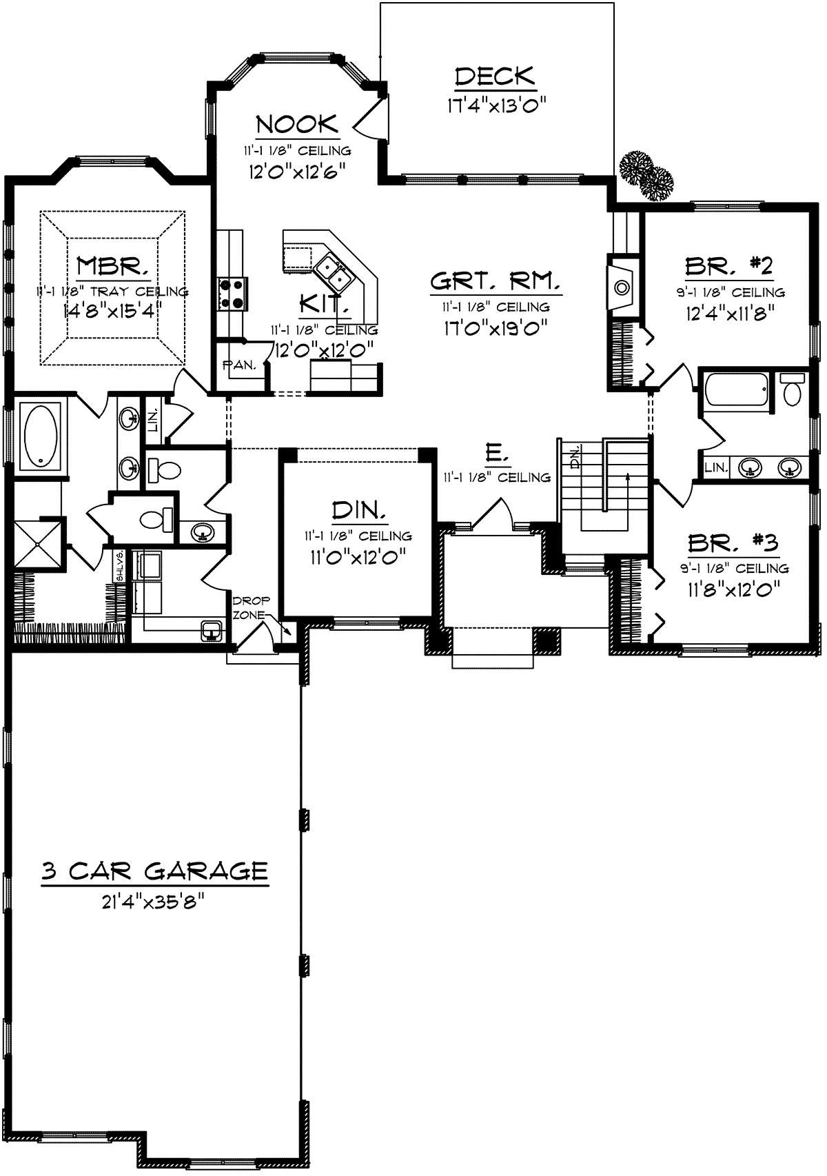 Main Floor for House Plan #1020-00308