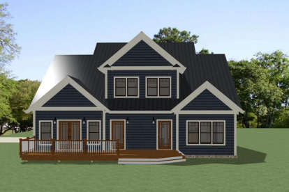 Craftsman House Plan #6849-00052 Elevation Photo