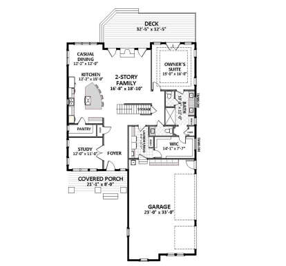 Main Floor for House Plan #6849-00052