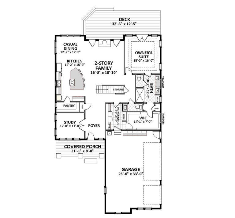 House Plan House Plan #20328 Drawing 1