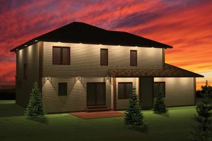 European House Plan #1020-00310 Elevation Photo