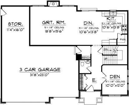 Main Floor for House Plan #1020-00310