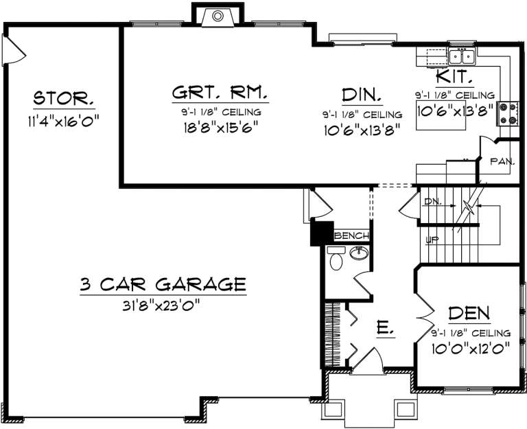 House Plan House Plan #20329 Drawing 1