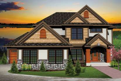 Craftsman House Plan #1020-00313 Elevation Photo