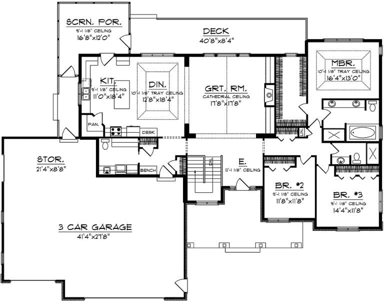 House Plan House Plan #20333 Drawing 1