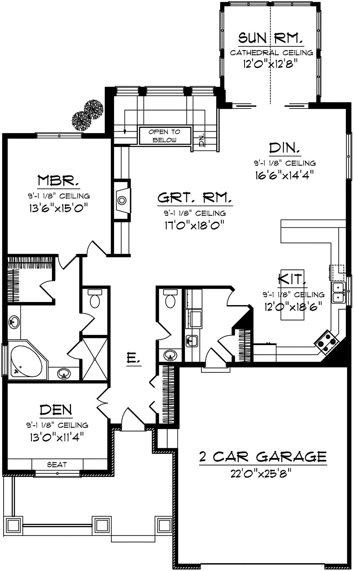 Main Floor for House Plan #1020-00316
